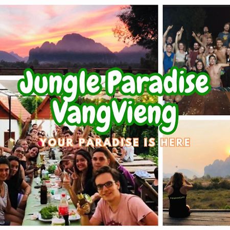 Jungle Paradise Vangvieng - Bungalows 万荣 外观 照片